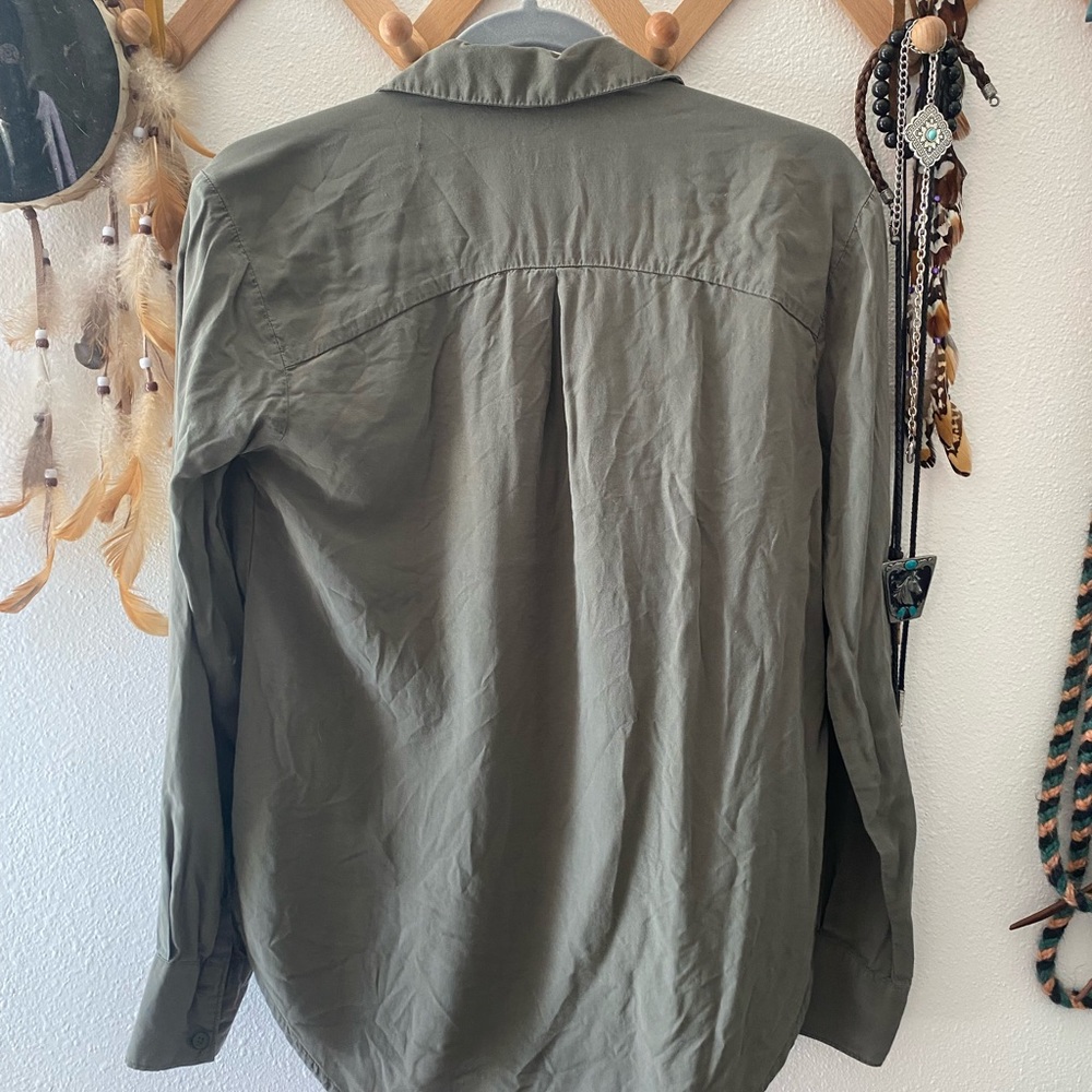 Army green top